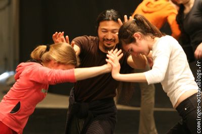 Yutaka Takei, danseur de Carolyn Carlson était à Saint-Gaudens.